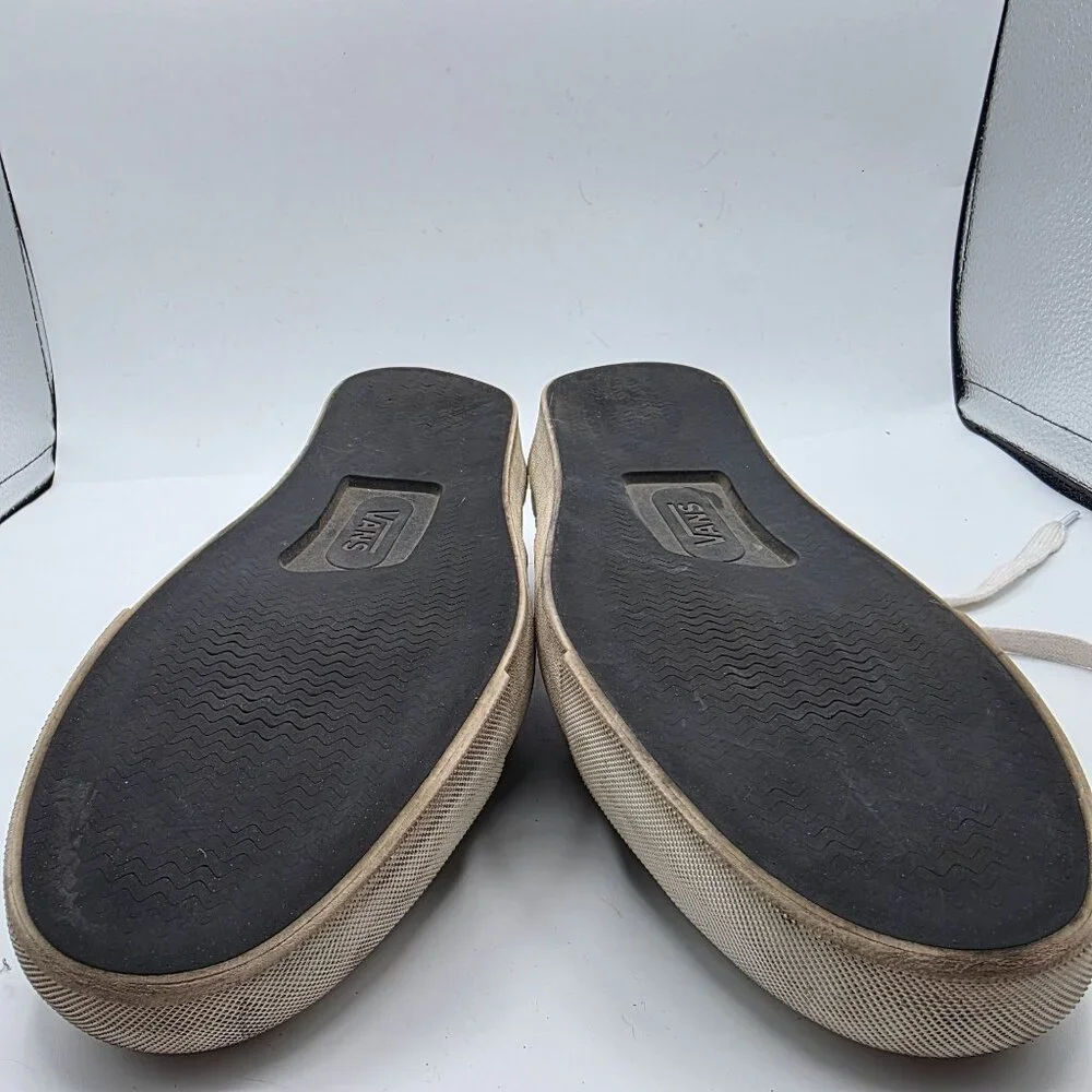 Vans Acer Ni SP Womens Size 8 Black Marshmallow Sneaker Shoes Skateboarding